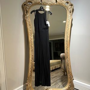ALC black halter gown